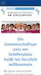 Mobile Screenshot of gemeinschaftspraxis-am-schillerplatz.de